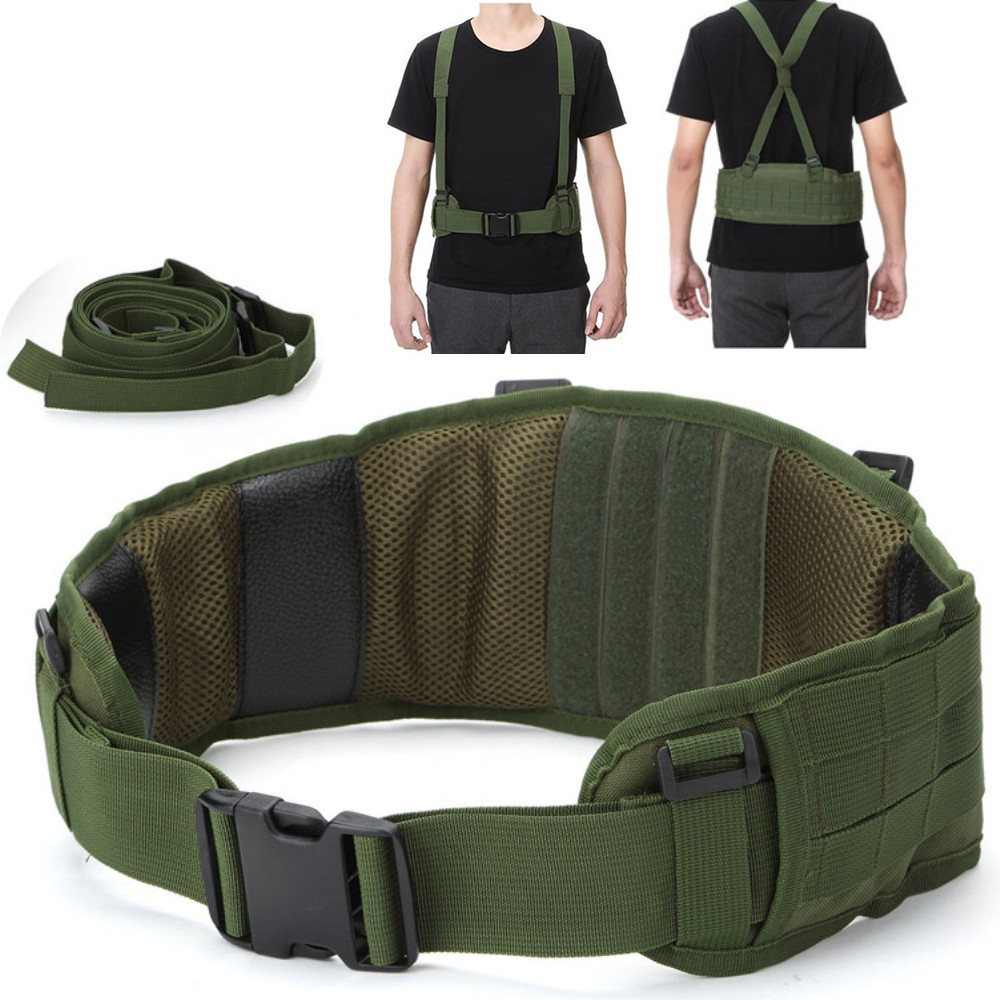 Military Meme Tactics Molle Waist Seal Multifunction Outdoor Live-action CS Load Belt Baby bag y with coveting waist seal