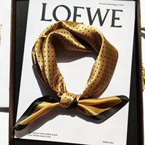 New true silk small square towels 100 hitch Han version 53cm Thin Style Square Scarves Scarf to decorate the universal Hangzhou Silk Scarves