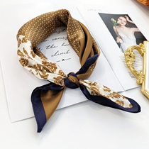 Hangzhou Silk Small Square Towel Genuine Silk 53cm Mulberry Silk Scarlet Woman 100 Lapped Temperament Scarf headscarf