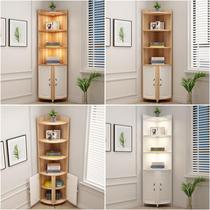 Nordic corner cabinet storage cabinet living room bedroom triangle locker corner cabinet simple corner cabinet four-story 60