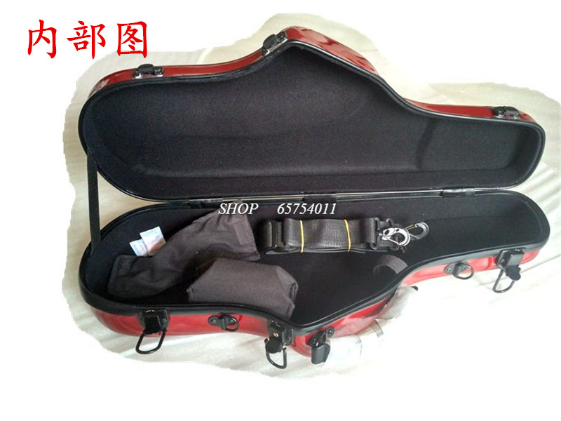 Khuyến mại E-Flat Alto Saxophone Hộp FRP Hộp Hộp Gói Saxophone nhẹ Nhạc cụ - Phụ kiện nhạc cụ dây đàn ukulele