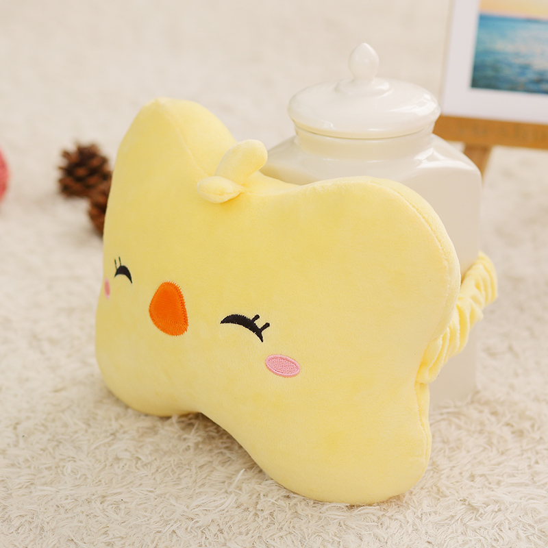Luo Yun phim hoạt hình hình chữ U gối nữ văn phòng gối ngủ sinh viên du lịch gối cổ điều dưỡng gối cổ tử cung - Gối gối chống trào ngược cho trẻ sơ sinh