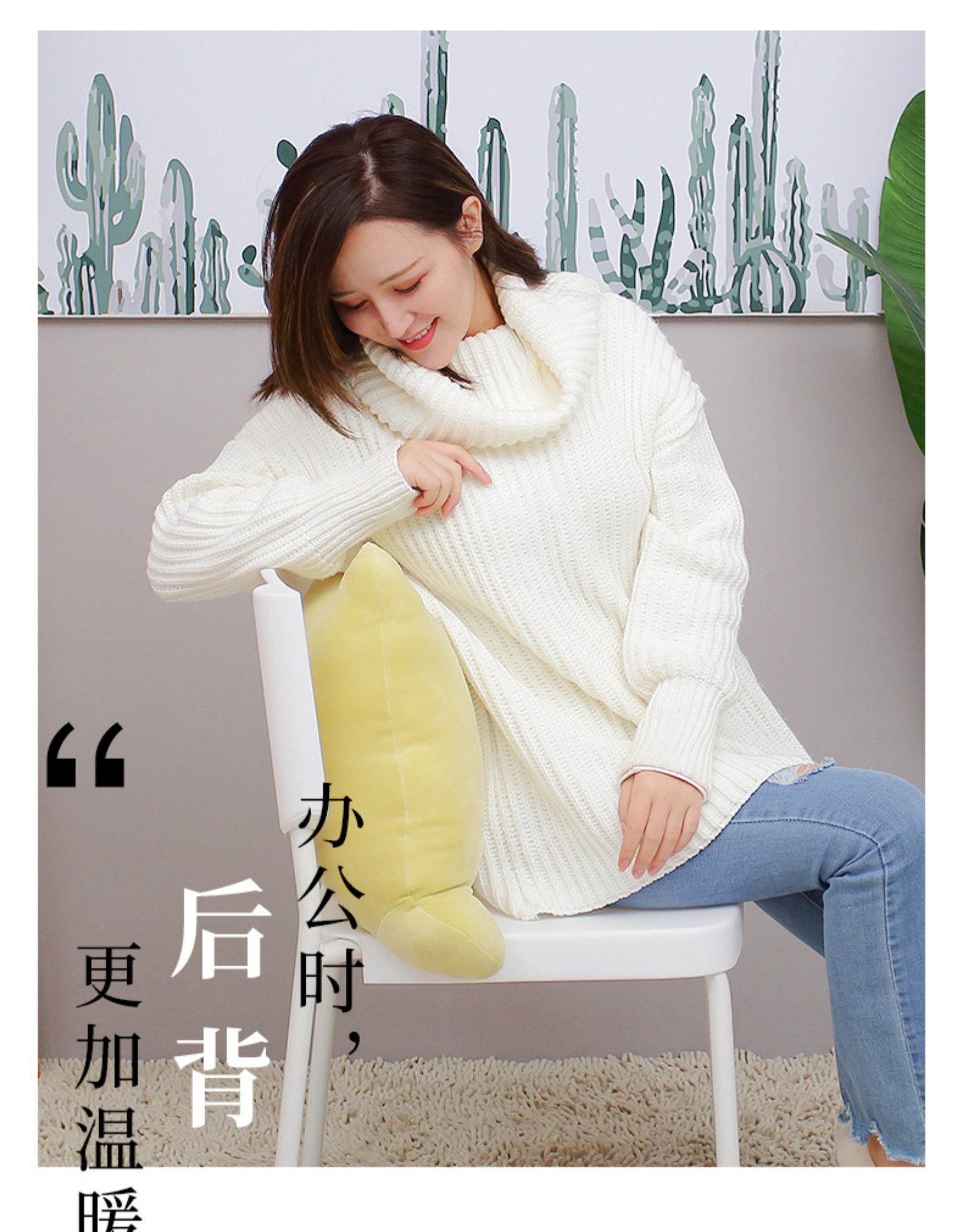Eo gối đệm sofa đệm đáng yêu lớn ghế văn phòng phòng ngủ sống thắt lưng thắt lưng giường gối tựa lưng - Trở lại đệm / Bolsters mền 2 trong 1
