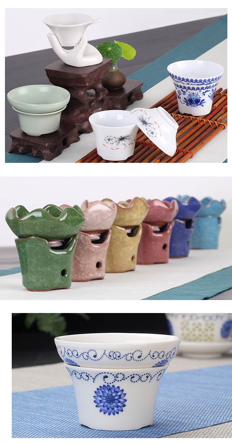 Ceramic) about Ceramic tea set tea strainer tea accessories stainless steel mesh tea tea strainer