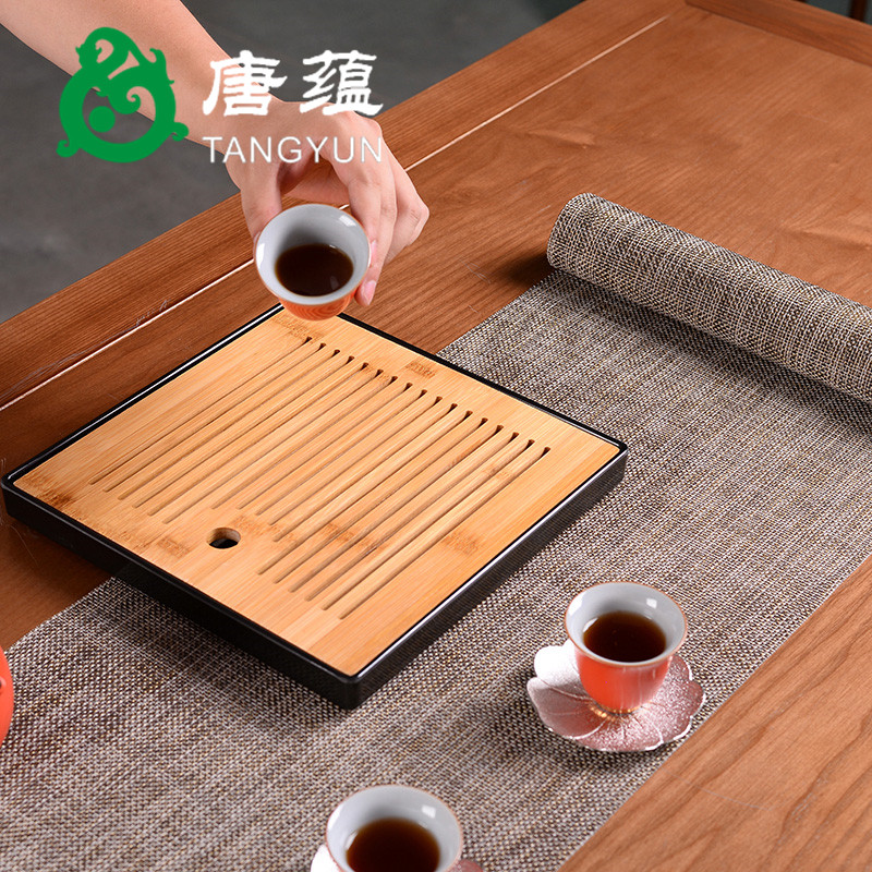 Tea accessories cloth mat mat table flag Tea Tea cloth household cloth banner zen Tea kettle as table mat