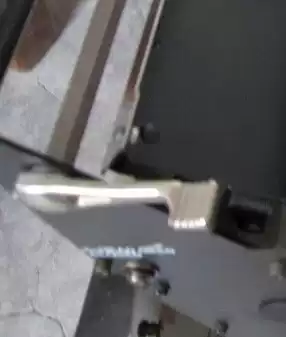 zebra 105SL pressure handle Zebra printer handle disassembly