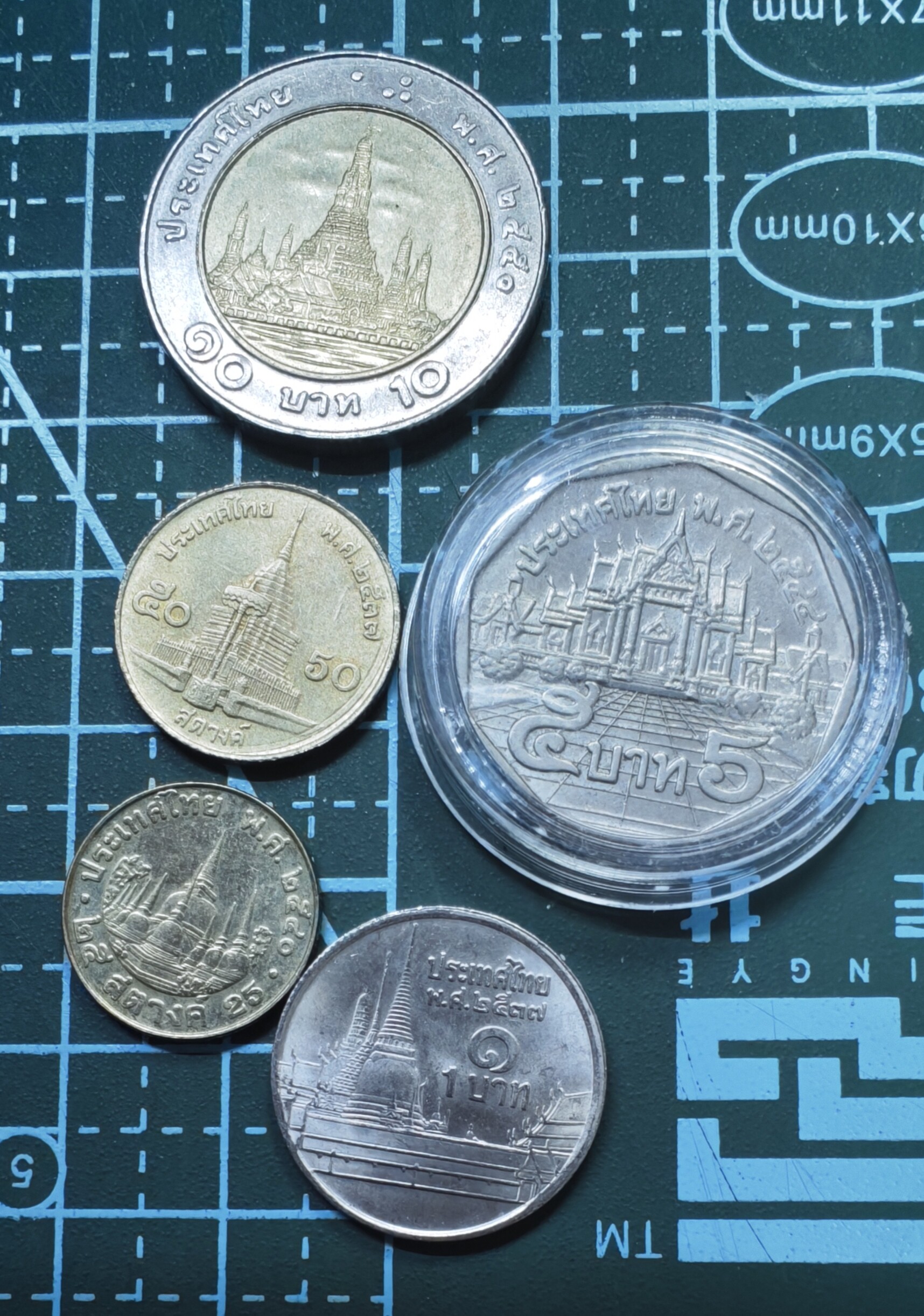 25年必收！泰国老国王硬币5枚套收藏避坑指南｜硬币投资种草_好物推荐_淘宝数码网