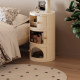 Gemeiju Storage Cabinet Snack Round Bedside Cabinet