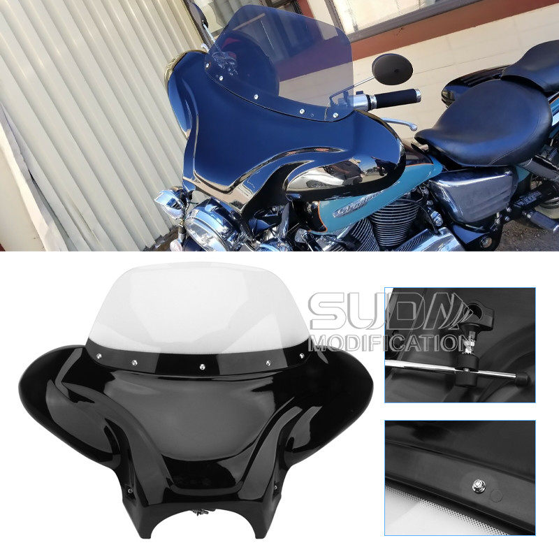 Lifan v16250 Taizi Motorcycle Windshield Taizi Pig Face Cover Blue White Black Colorless Difference Windshield