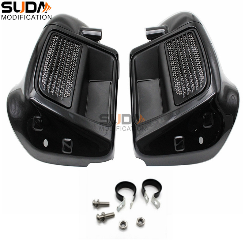 Motohare big glide street road king modified shield water-cooled leg protector Bumper leg protector 14-20