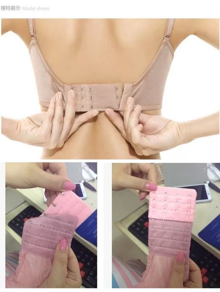 Giao diện áo ngực mở rộng kết nối áo ngực mở rộng dây đeo kéo dài khóa đàn hồi phụ kiện đồ lót chính hãng