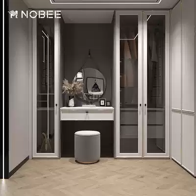 Norbeni home whole house wardrobe custom modern minimalist light luxury design walk-in cloakroom custom combination