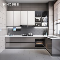 Norbeni Kitchen Cabinet Customised Hong Kong Full House Custom Home Hearth Kitchen Cabinet Furnishing Rock Board Quartz Stone Countertops