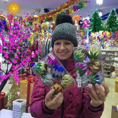 Christmas Pendant Wreath Decorative Christmas Balls