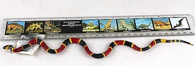 Animal model American toy animal S scene ornament snake coral snake 30 cm