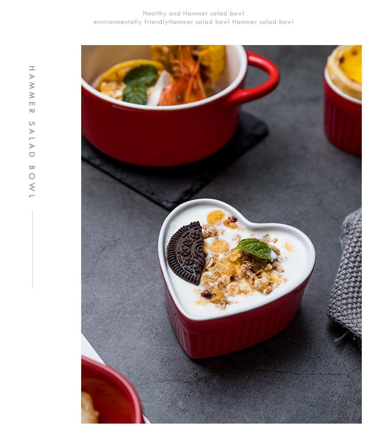 Pan ceramic cheese baked FanPan special western food baking plate creative dishes of household microwave oven roasted bowl
