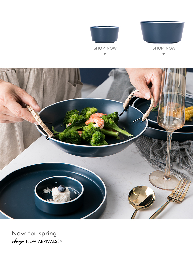 Japanese jingdezhen cutlery set 2 dishes dishes suit ins bowl chopsticks home ideas of a complete set of northern wind web celebrity