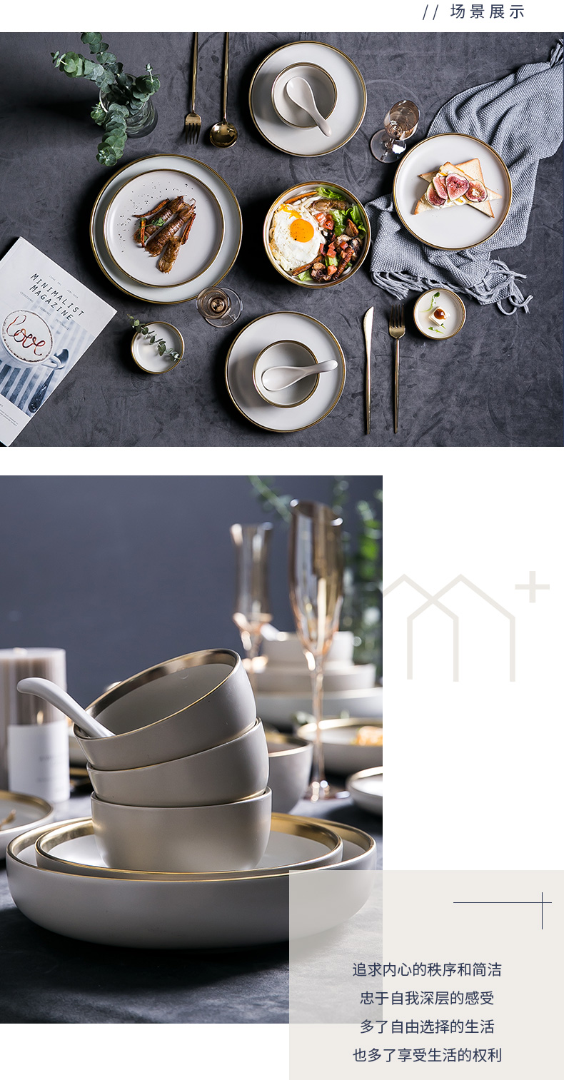 Creative use of a single mercifully rainbow such use large soup bowl rainbow such use ceramic dishes move household tableware suit plates northern Europe