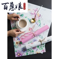 Baihui Niang (2 pieces) cute table mat placemats home waterproof and oil-proof creative Net red ins dormitory table