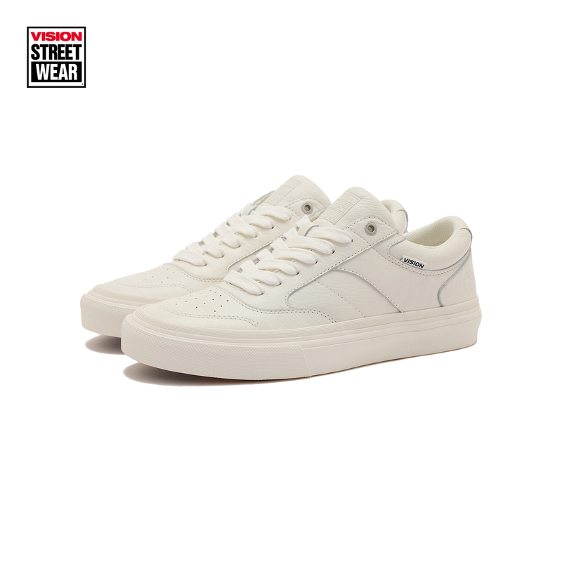 Vision Official Alpha Pro Series First-Layer Cowhide White Full Leather Version Professional Skateboard Shoes for Men and Women 26 New Vision Official Alpha Pro Series First-Layer Cowhide White Full Leather Version Professional Skateboard Shoes for Men and Women 26 New