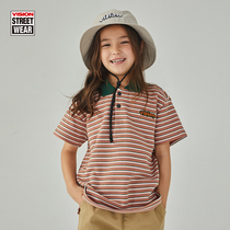 VISION Street Wear Men and women Childrens cotton short sleeves T-shirt Polo shirt for 22 summer new
