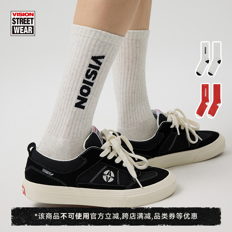 Vision Official Classic Logo Sports Mid-Calf Socks, Cotton Socks, Unisex, Available in Two Colors Vision Official Classic Logo Sports Mid-Calf Socks, Cotton Socks, Unisex, Available in Two Colors