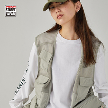 VISION Street Tide Multi-Pocket Solid Zipped Shuttle Woven Tooling Horse Chia Men And Women 2022 Spring Summer New