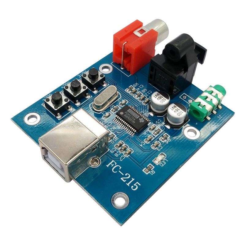 PCM2704USB sound card DAC decoder USB input coaxial fiber HIFI sound card decoder (C6B4)