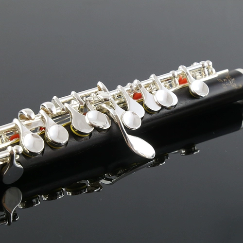 Немецкие рофические флейты фьюзы Piccolo Ebony Tube Белая медная серебряная серебряная клавиши и флейта чернокожие флейты