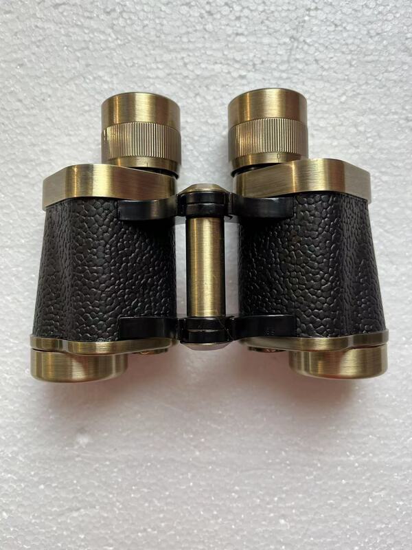 Authentic Type 62 Binoculars Brass High Magnification Hd Low-Light Night Vision with Rangefinder 8X30 for Beehive Observation