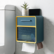 Toilet paper towels box-free multifunction bathrooms Toilet Waterproof Wall-mounted Cramps Paper Barrel Shelve