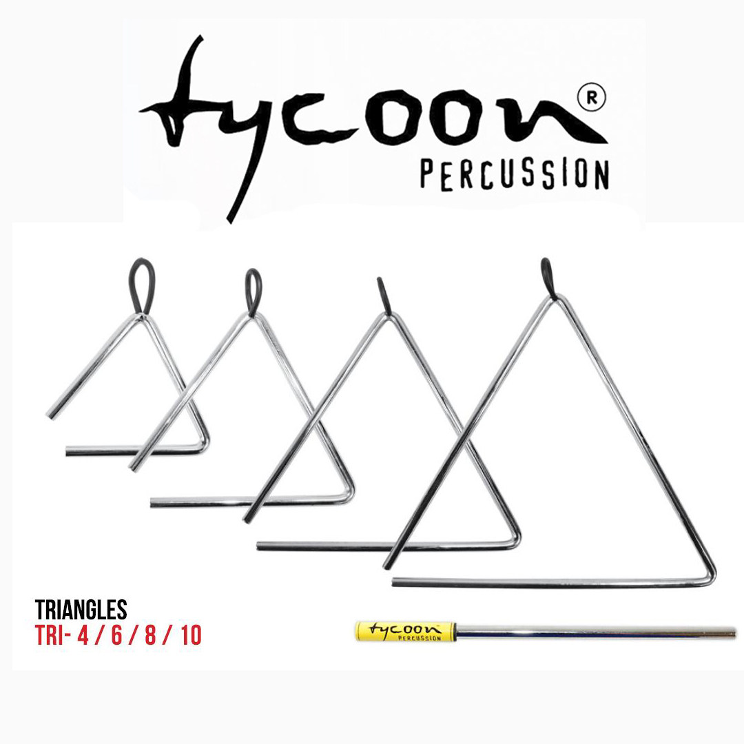 Professional triangle iron imported from Thailand tycoon Taikun TRI-c 10 percussion instrument Western musical instrument steel - Taobao
