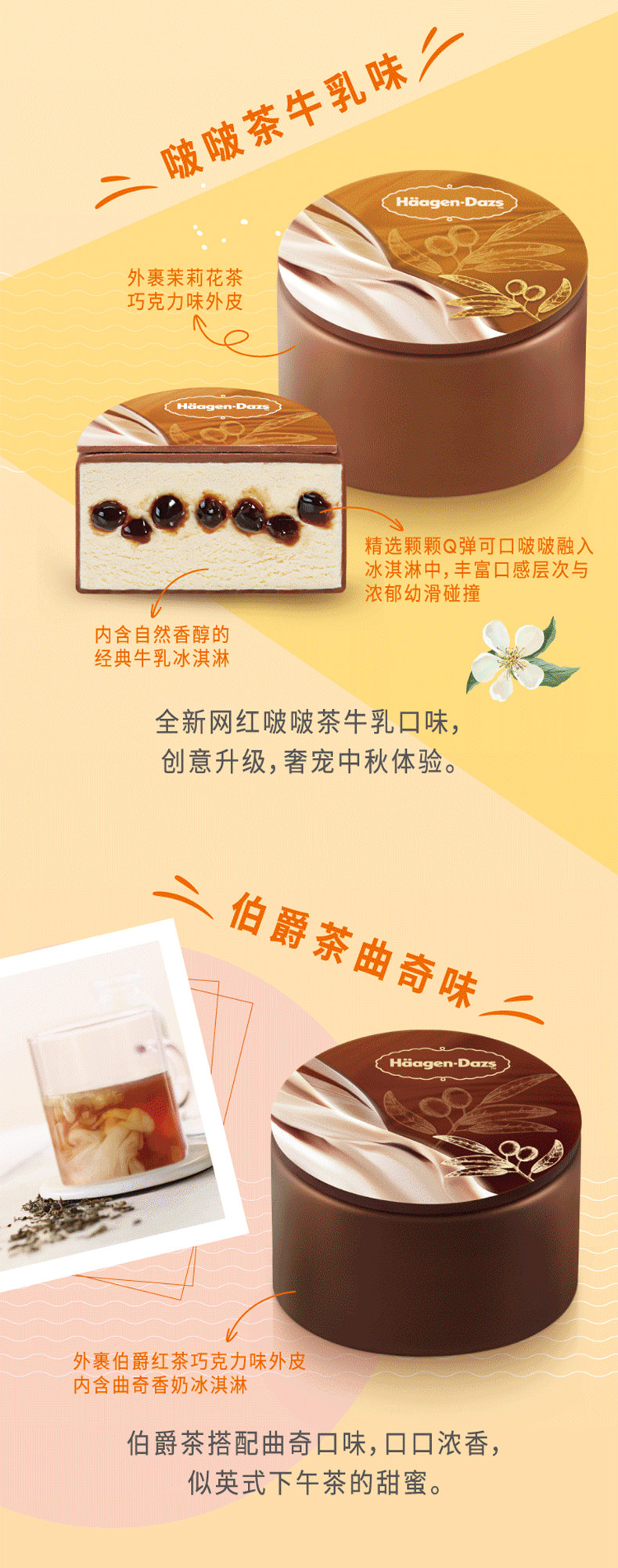 哈根达斯 & 罗浮宫博物馆 玲珑心意冰淇淋月饼礼盒 礼券 图3