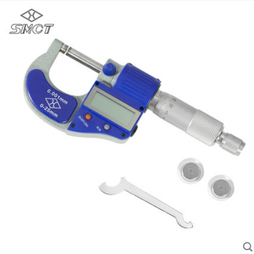Upper quantity digital display micrometer 0-25-50-75-100-125-150-200mm rotary scale original dress