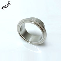 Quick fitting 304 stainless steel sanitary quick clamp flange end 316L quick loading Chuck welded pipe