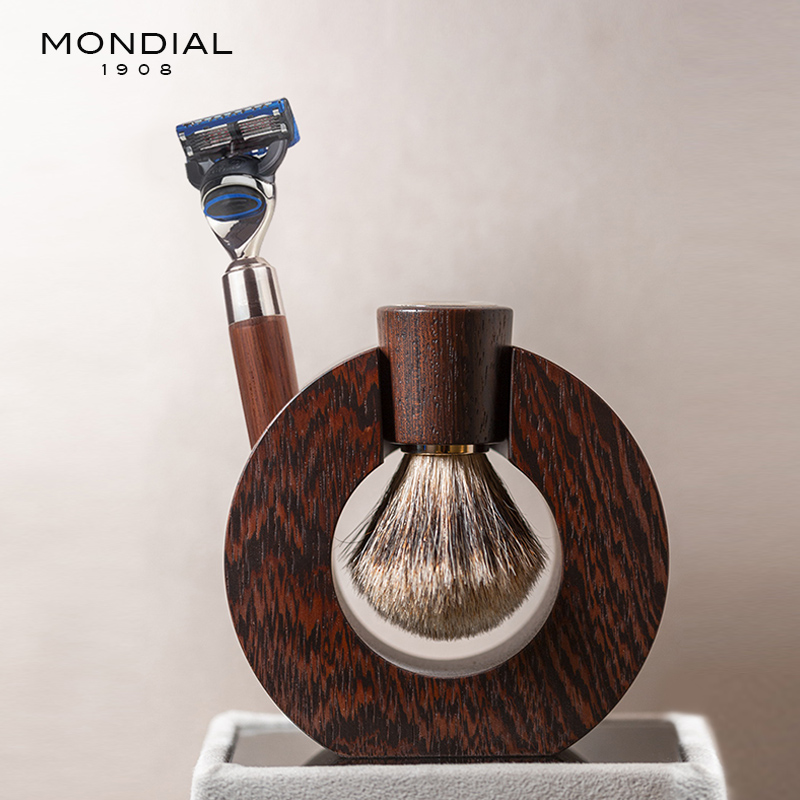 MONDIAL1908 Italian men's manual shaving of hooves to suit the devil Mauhu shall brush the chicken wings wood gift box dress