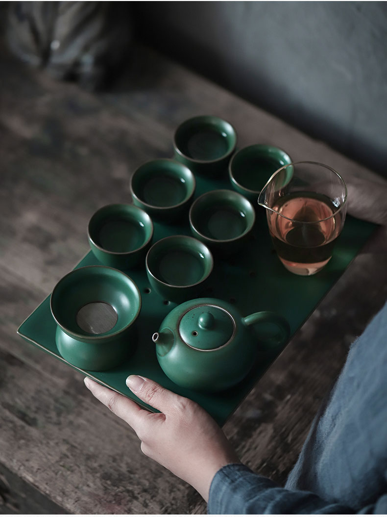 ShangYan ceramic tea tray was small tea table tea tray was contracted household water storage type restoring ancient ways Japanese dry terms plate saucer plate