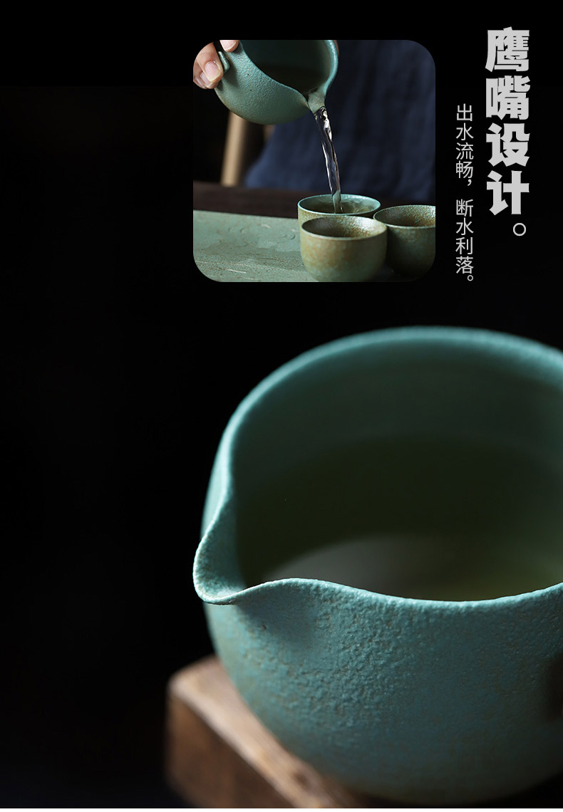 ShangYan Japanese tea set suit household retro xi shi ceramic teapot household contracted tea pot of kung fu tea set