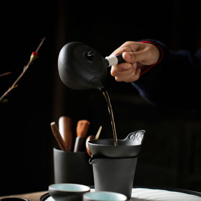 ShangYan ShangYan ceramic fair keller of black tea is contracted a Japanese male cup points coarse sea archaize ceramic tea cup)