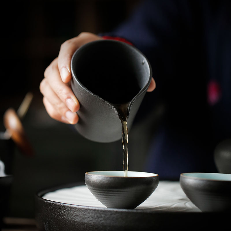 ShangYan ShangYan ceramic fair keller of black tea is contracted a Japanese male cup points coarse sea archaize ceramic tea cup)