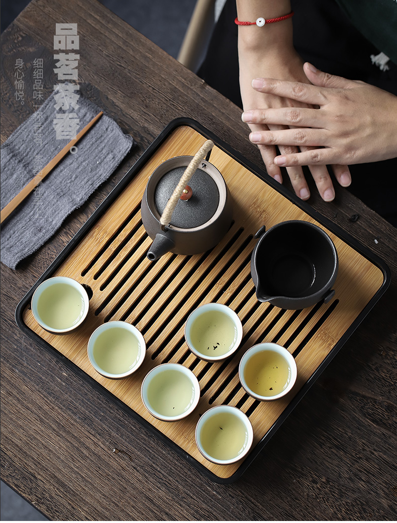 ShangYan zen wind restoring ancient ways is ceramic fair keller of black tea is a Japanese male cup points against the hot sea) a cup of tea