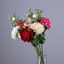 Yongyue home simulation flower Dali chrysanthemum home soft decoration model room table decoration fake flower Dali flower Dongyang Chrysanthemum