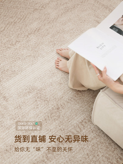 Carpet for Living Room 2025 New French Cream Style Bedroom Bedside Rug Home Easy-Care Large Area Full Coverage Floor Mat