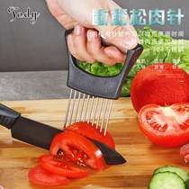 Tao Di household 304 stainless steel pine needle broken tendon onion slicer steak meat hammer clasp meat needle