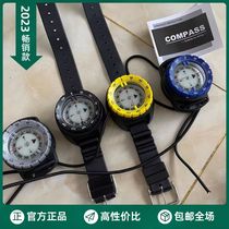 Diving direction watch hand-worn wrist compass elastic rope compass positioning luminous diving compass