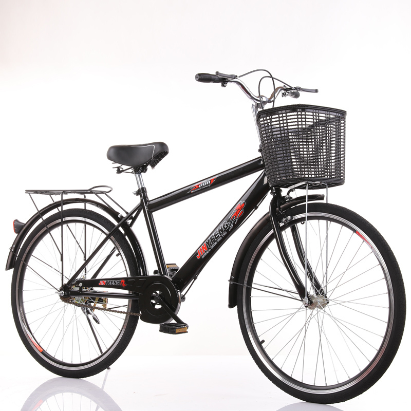 26-Inch 24-Speed Men's Bicycle, Adult Commuter Bike, Standard City Bike for Work, Retro Style, Lightweight, for Students