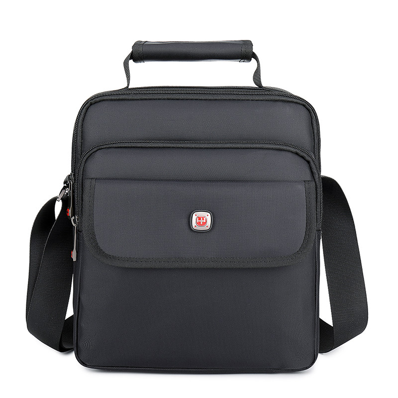 Swiss Army Knife Handbag Single Shoulder Bag Men Skew Satchel Business Casual Briefcase A4 File Package 14 inch computer bag