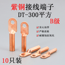 DT-300mm copper wire lug 300 square copper nose Wire and cable wiring nose copper terminal block
