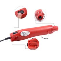 110V 220V 230V soft clay heat shrinkable rubber stamp DIY handmade embossing powder shaping hot air gun