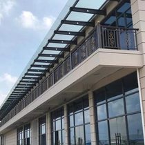 Customized fully welded iron canopy steel beam corbel bracket H-shaped steel structure cantilever rain cover glass curtain wall claw piece T-shaped beam